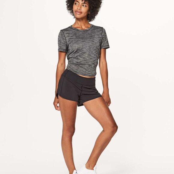 Lululemon Speed Up Short *Long 4" Black (First Release) - Picture 2 of 11